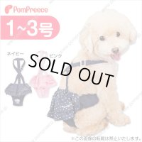 【お買い得】ティアード付きダイパー型サニタリーパンツドット 1号