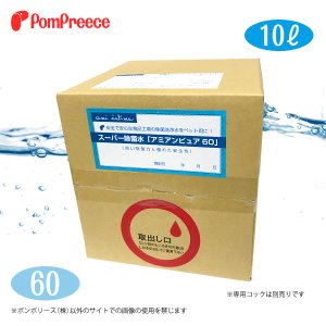 画像1: 【ズバリ価格】業務用　スーパー除菌水　「アミアンピュア60」10リットル（専用コック別売）